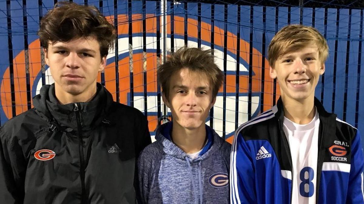 Gulfport’s Gavin Taylor, Lucas Ragula and JoJo Cumberland all scored in the Admirals’ 3-2 victory over Ocean Springs at the Herb Wilson Sportsplex on Monday.