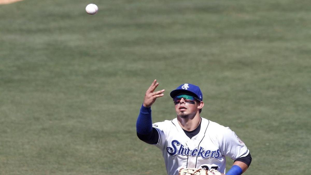 Jacob Nottingham and the Biloxi Shuckers lost at the Mississippi Braves Sunday.