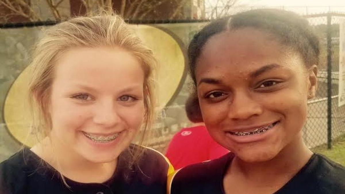 D'Iberville pitchers Avery Byerley and Jayden Paige.