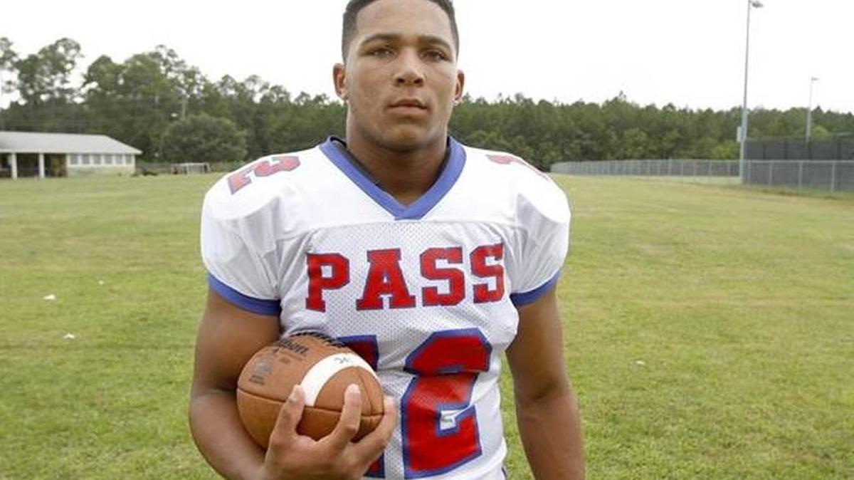 Pass Christian running back V.J. Swanier.