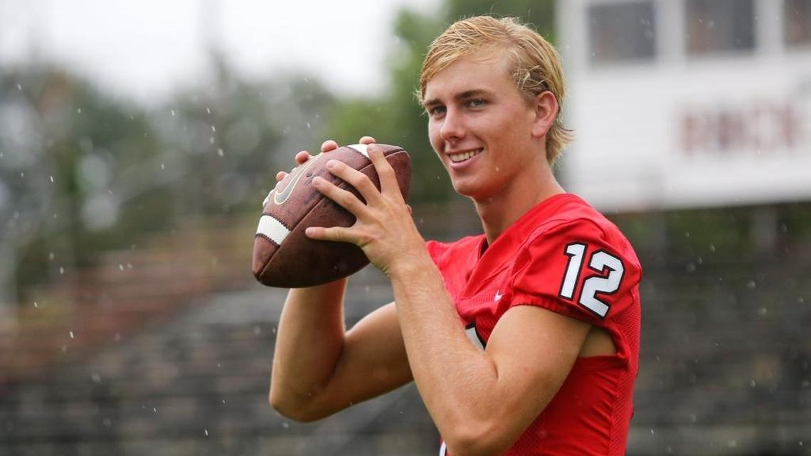 St. Stanislaus quarterback Myles Brennan threw for five touchdowns and rushed for two Friday night.