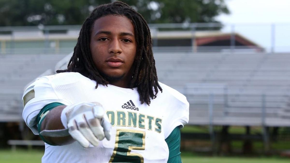 Poplarville running back Austin Bolton