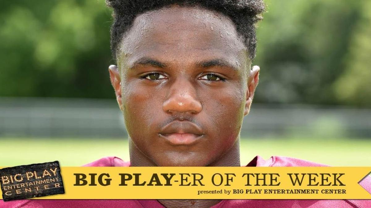 East Central Hornets running back Tony Brown (4), Friday, Aug. 4, 2017, at East Central High School in Hurley, Miss.