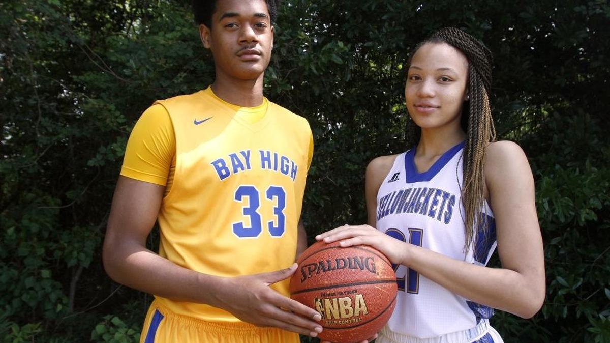 Tolu Smith of Bay High and Daphane White of St. Martin are the Sun Herald Players of the Year.