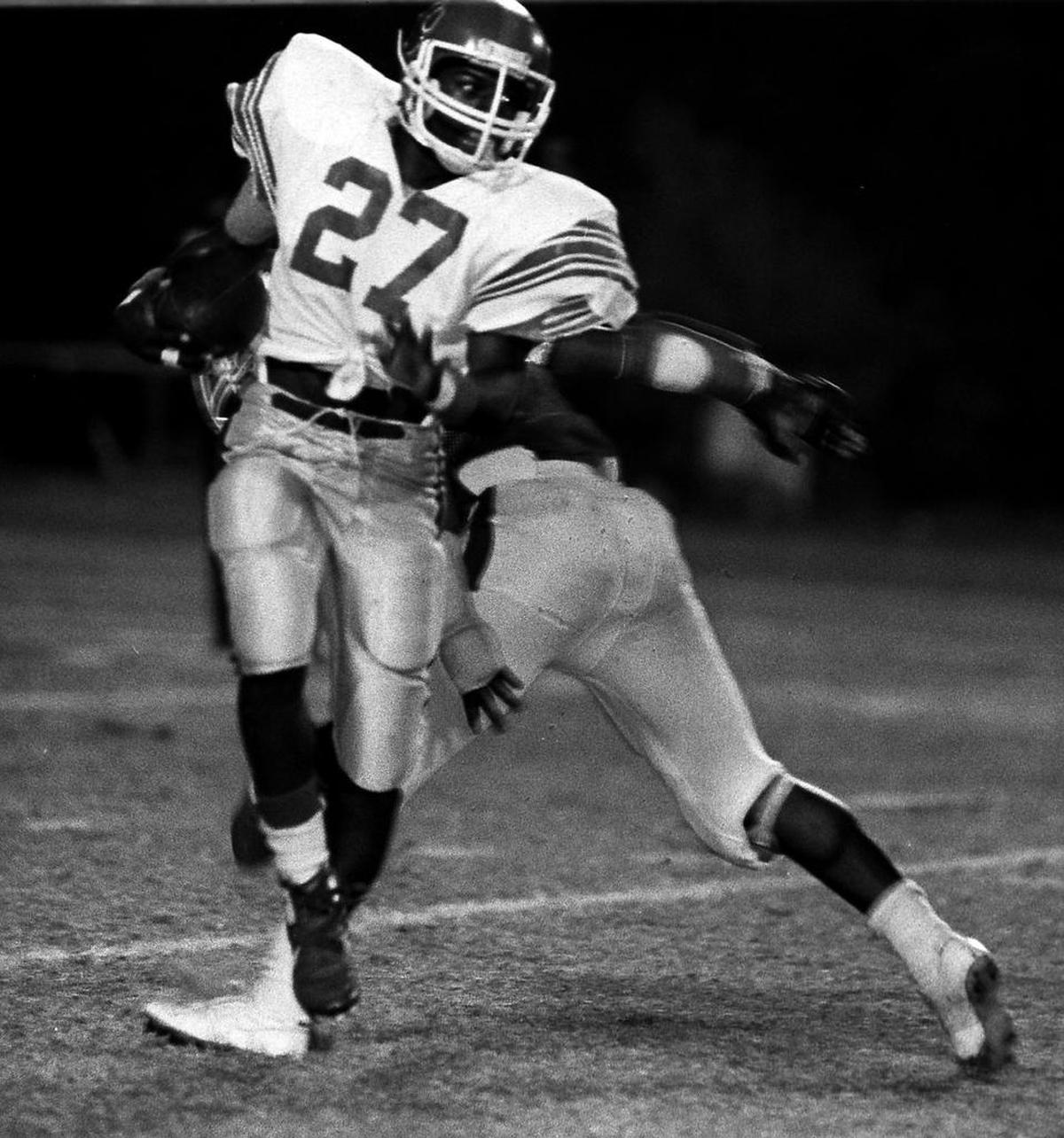 Terrell Buckley was a star cornerback and kick returner for the 1987 Pascagoula High School football team that won the Class 5A state title.
