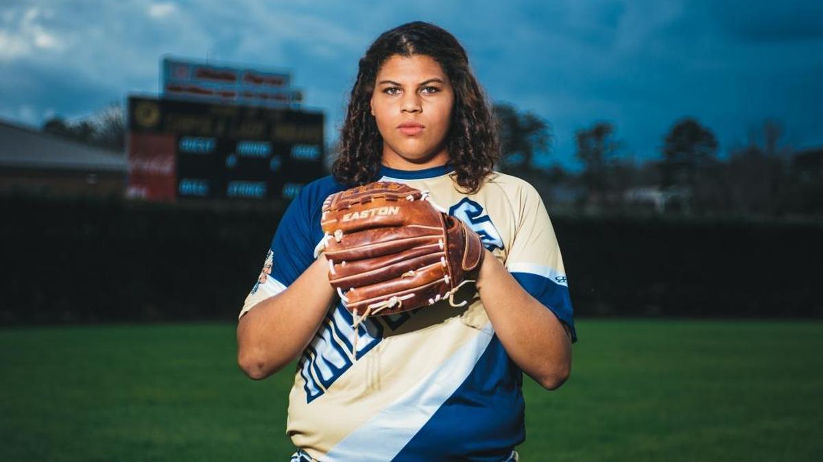 Former Long Beach softball star and current Chipola College ace Krystal Goodman signed with Alabama on Wednesday.