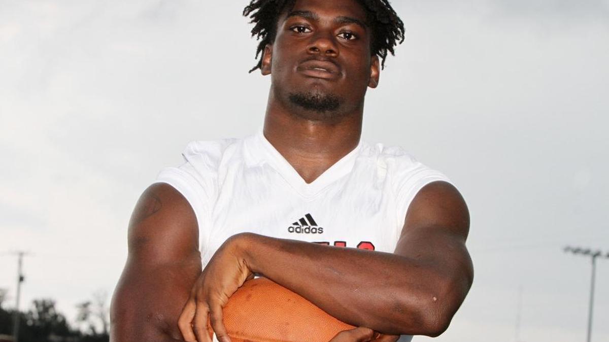 Harrison Central High School running back Keon Moore