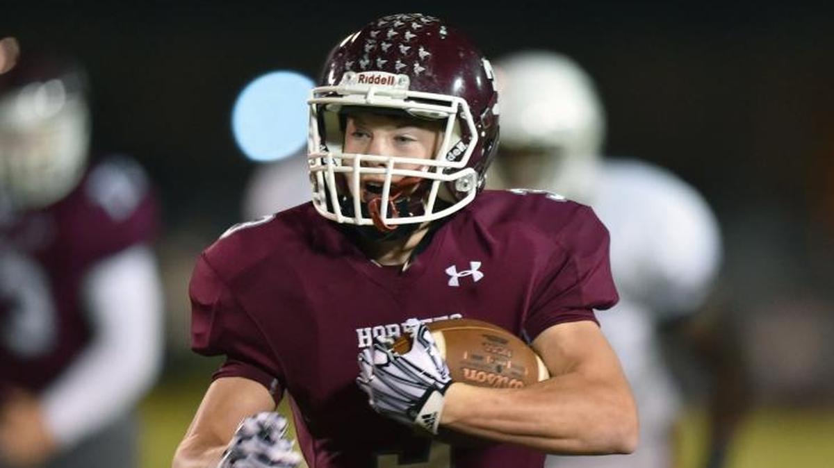 East Central cornerback Cameron Gray (3) carries the ball for a touchdown against West Lauderdale on Nov. 10 in Hurley.