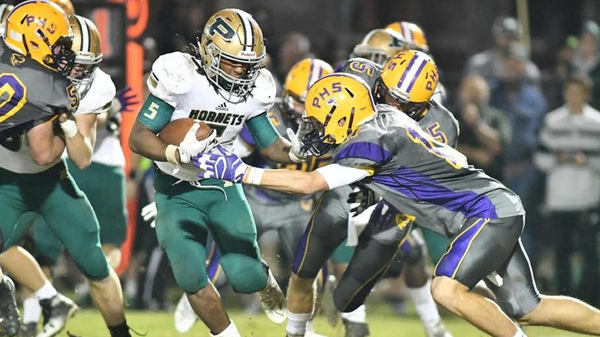 Poplarville running back Austin Bolton ran for 171 yards in the Hornets’ 33-12 win over Purvis in the 4A state quarterfinals.
