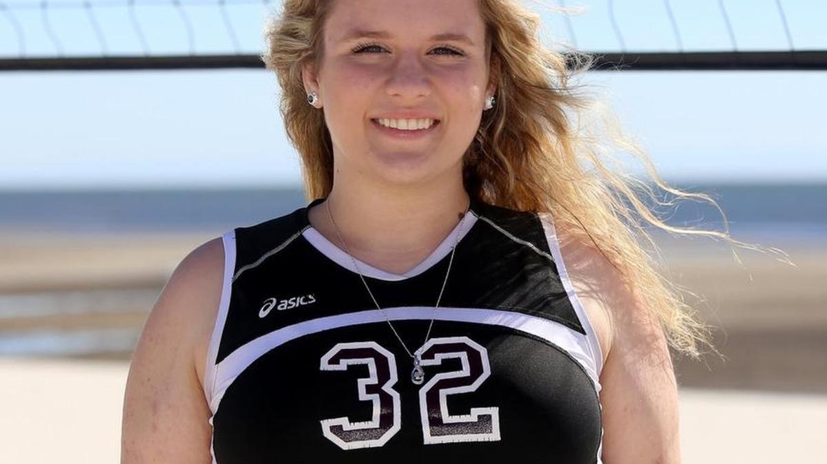 Our Lady Academy's Hannah Gest. Sun Herald's annual All South Mississippi Volleyball team. Gest helped lead OLA past Hancock on Tuesday.