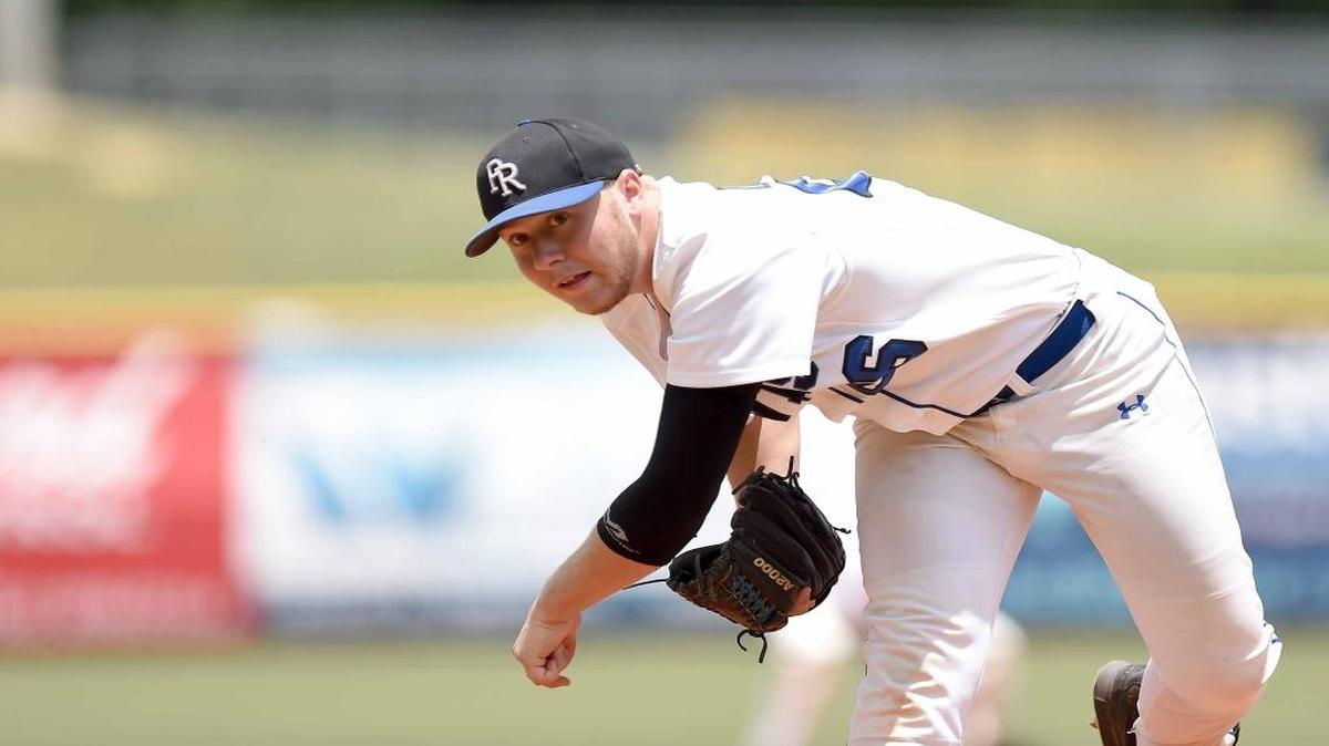 Pearl River Central's Hayden LeBeau pitches against Oxford on Friday, May 19, 2017, in the MHSAA State Baseball Championships at Trustmark Park in Pearl, Miss.