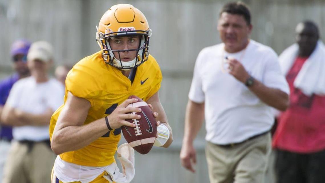 LSU announces where Myles Brennan will open the season on the depth chart