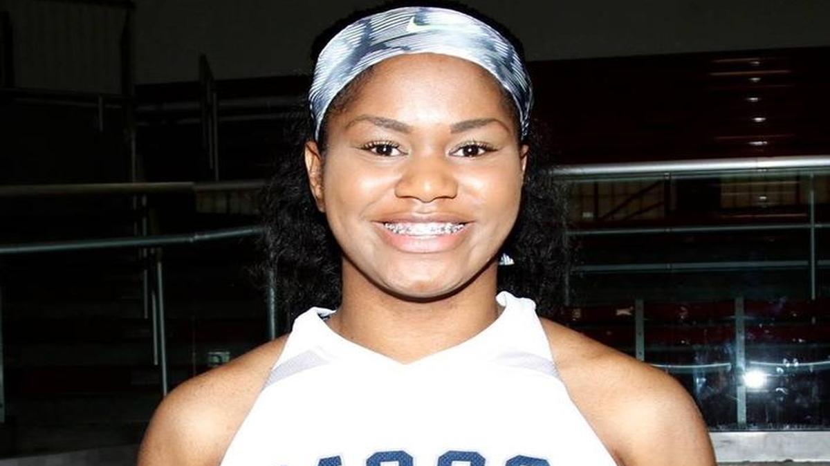 Moss Point senior LaMiracle Sims.