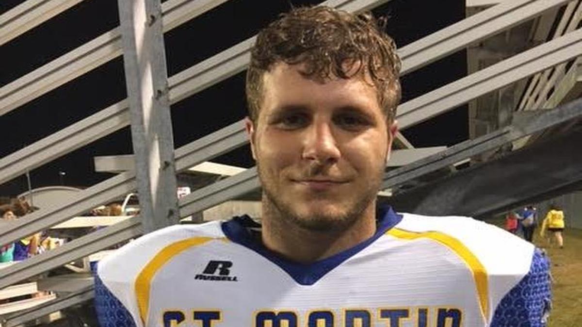 St. Martin linebacker Peyton Piglia.