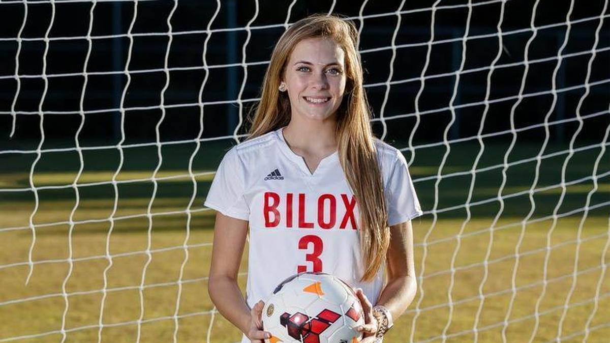 Biloxi’s Aubrie Edwards scored four goals for the Indians in a 5-1 win over Hancock on Thursday.