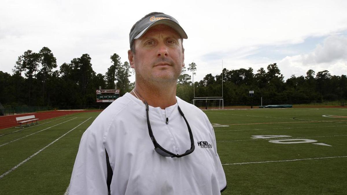 West Harrison coach Tracy Rogers