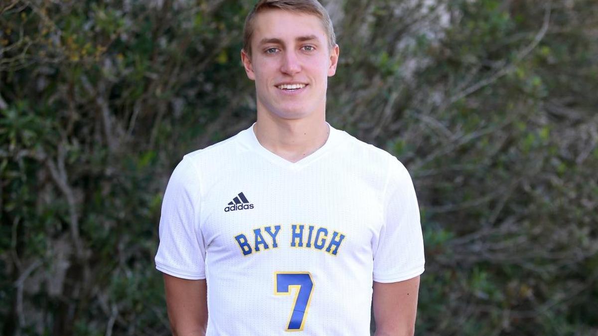 Player: Bo Bowman School: Bay High Class: Senior Position: Midfielder Accolades: 28 goals, 17 assists. 2016-17 Sun Herald Player of the Year. MAC All-Star selection. Pearl River Community College signee.
