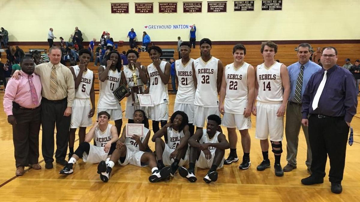 The George County boys basketball team won the Region 7-6A Tournament Friday night in Lucedale.