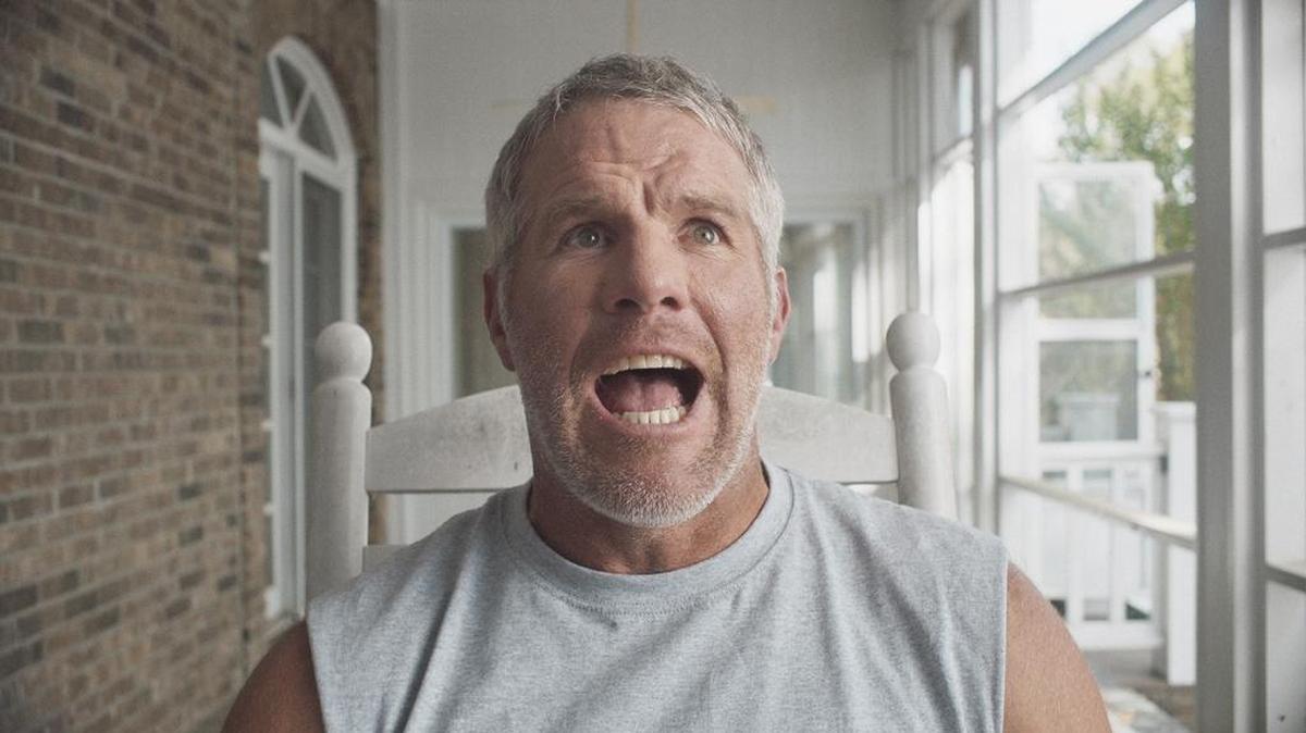 Brett Favre stars in a Super Bowl LI commercial for Buffalo Wild Wings.