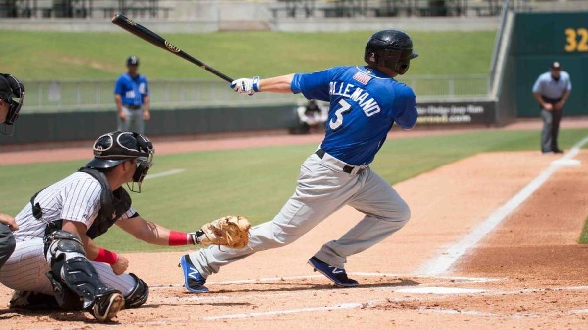 Blake Allemand had two huge hits against the Mississippi Braves Saturday.