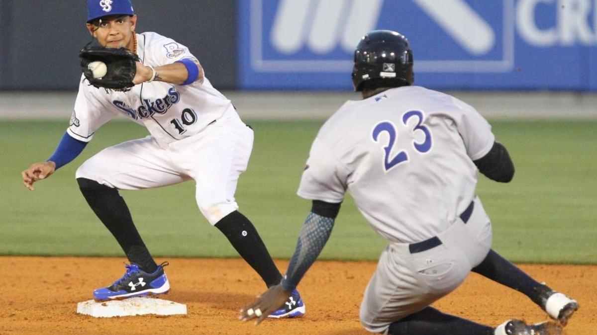 Biloxi shortstop Mauricio Dubon helped the Shuckers beat Chattanooga 7-4 Wednesday night.