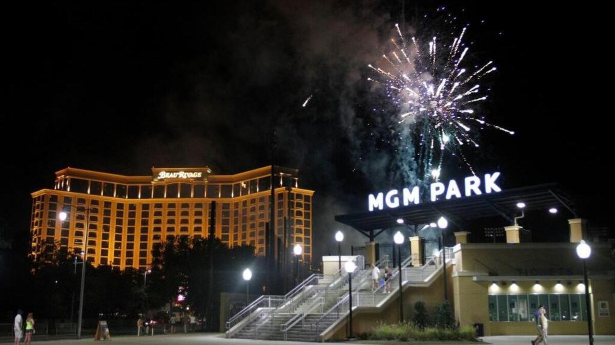 Biloxi will have naming rights for MGM park after the city and the team resolved differences that led to a lawsuit.