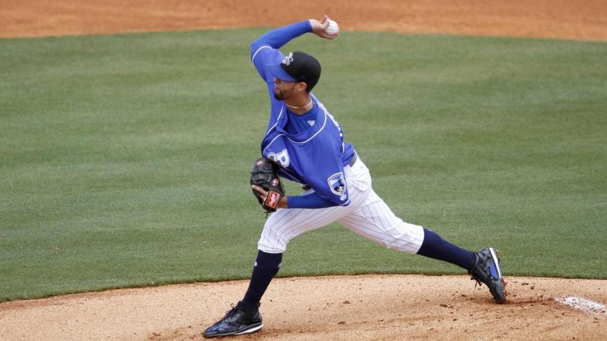 Jorge Lopez, Biloxi Shuckers pitcher.