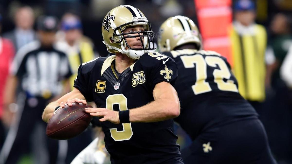 Behind New Orleans Saints quarterback Drew Brees (9), the Saints started the season by losing three straight games only to play themselves right back into contention.