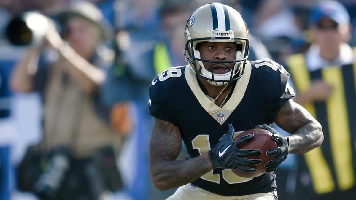 The chance to play in elite passing offense featuring quarterback Drew Brees was one factor that brought receiver Ted Ginn Jr. to the Saints. An opportunity to make the Carolina Panthers pay for letting him walk in free agency was another. The Saints play the Panthers on Sunday, Dec. 3, 2017. (AP Photo/Kelvin Kuo, File)