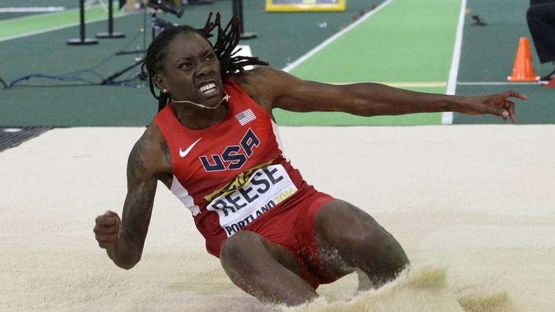 Brittney Reese won the US Indoor Championships in Albuquerque, N.M., over the weekend. Now she has her sights set on the worlds in England.