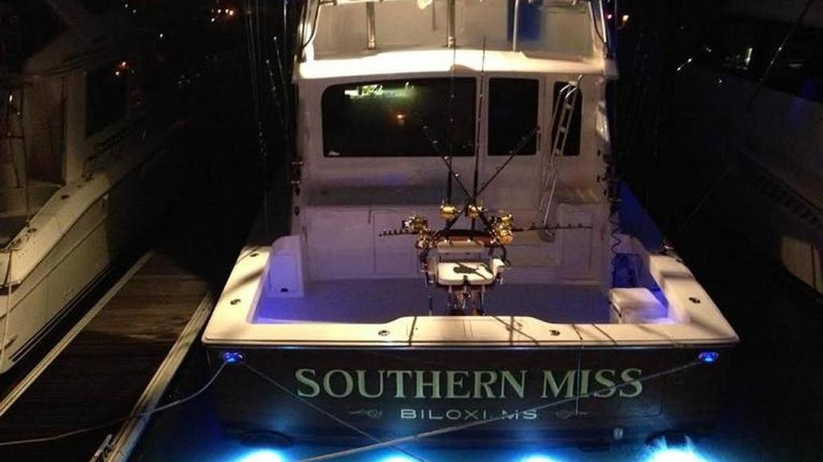 The Southern Miss boat is owned by Tony Petro.