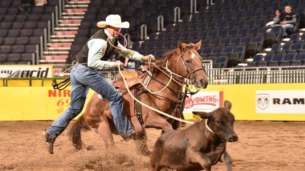 PRCC's Andrew Burks finished third at the National College Rodeo last month in Casper, Wyoming.