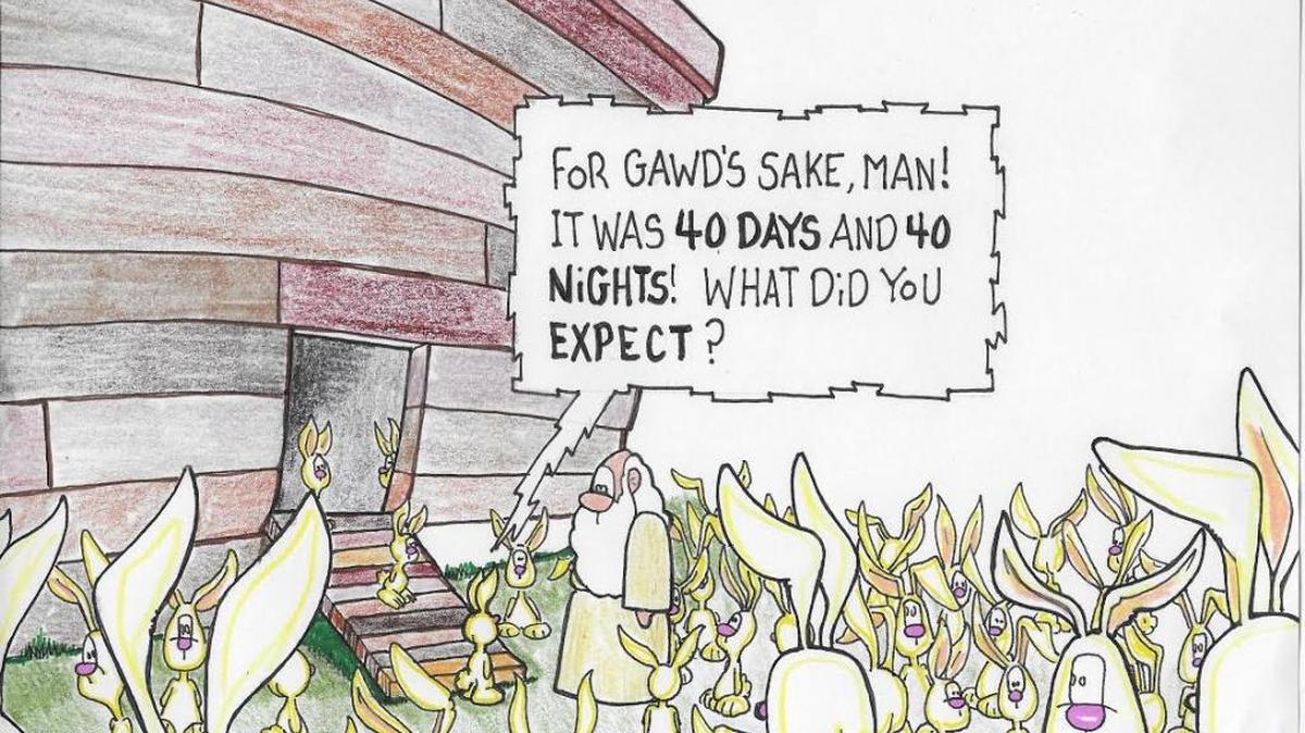 A graphic on rabbits.