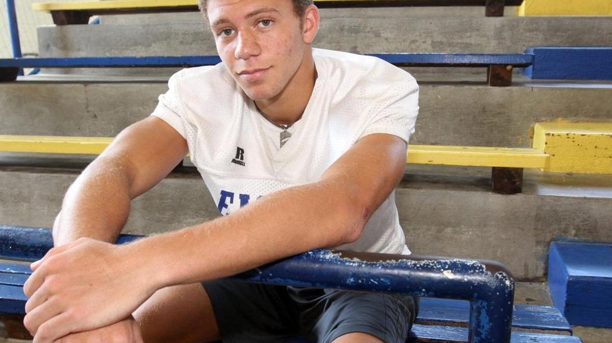Resurrection Catholic High School receiver Patrick Roth.