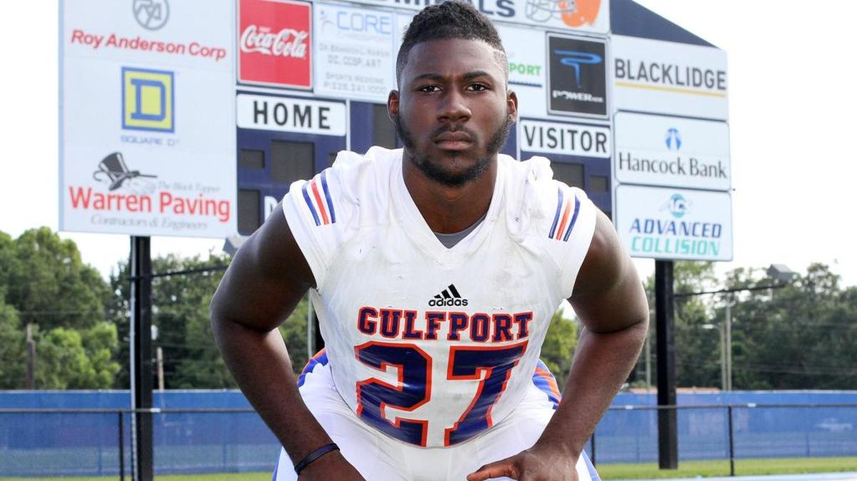 Gulfport High School linebacker Karlos Dillard