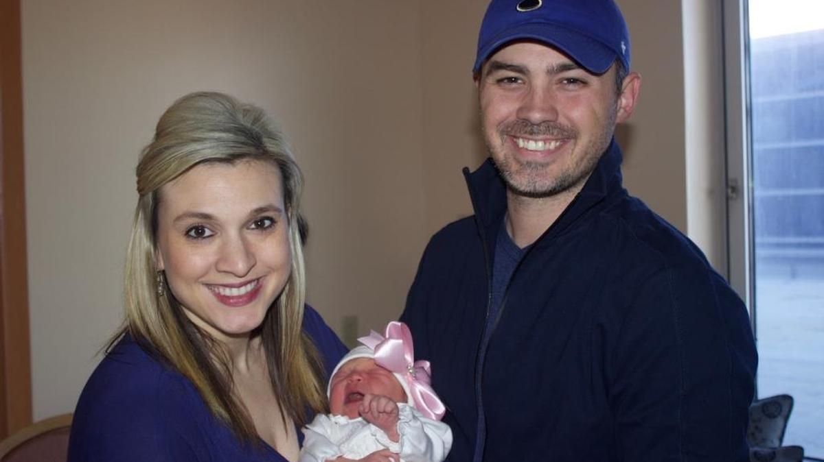 Alexandria Grace Ochs was born on Feb. 25 in Gulfport to Jaime and Patrick Ochs.