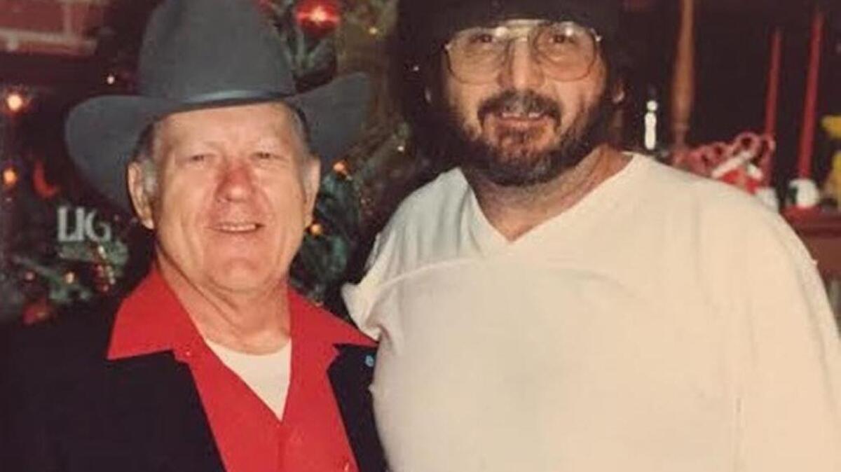 Jack Lucas and Nick Kolinsky on Jack's first Christmas in Mississippi.