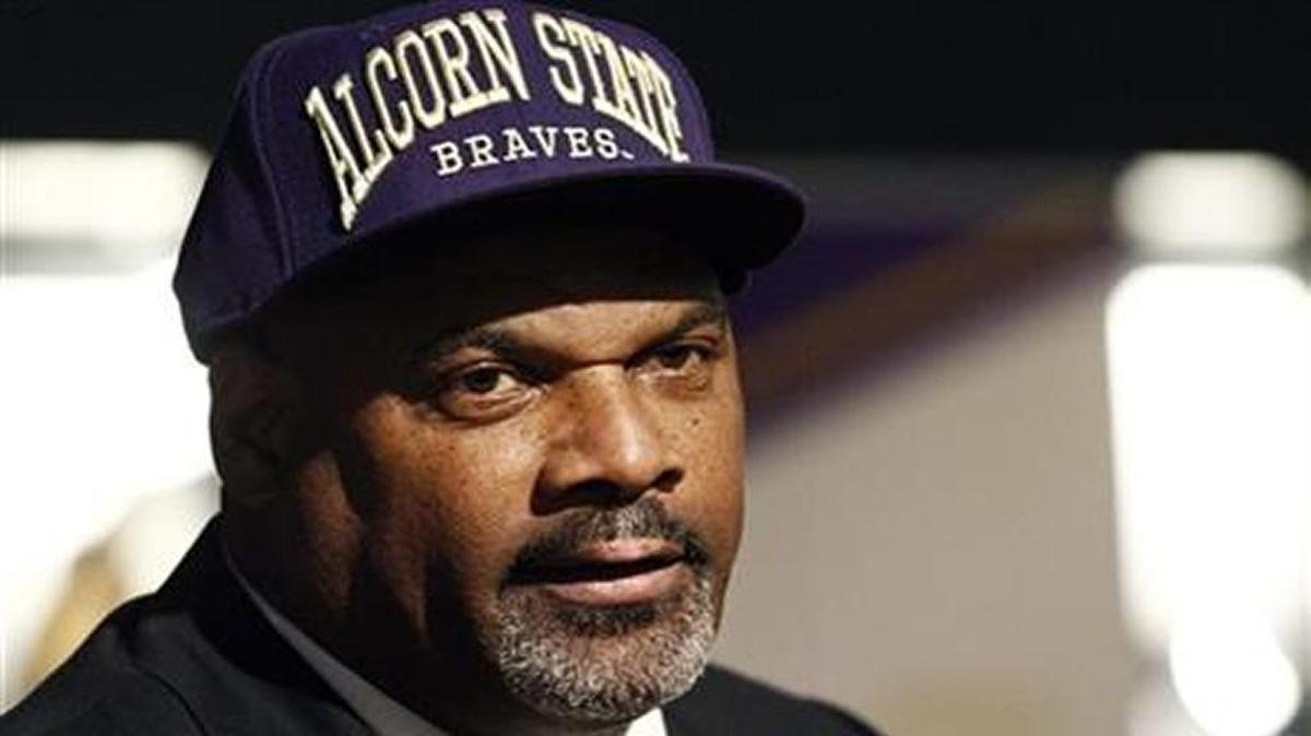 Alcorn football coach Fred McNair