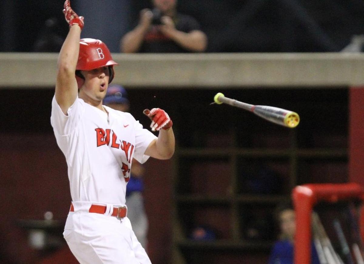 Biloxi’s Jacob Collier reacts to a basses-loaded walk during the first inning of their home game against Gulfport on March 28. Photographer’s comment: This photo is loaded with attitude. Baseball is often a game of subtleties with moments like this that can make a difference in the outcome of a game.